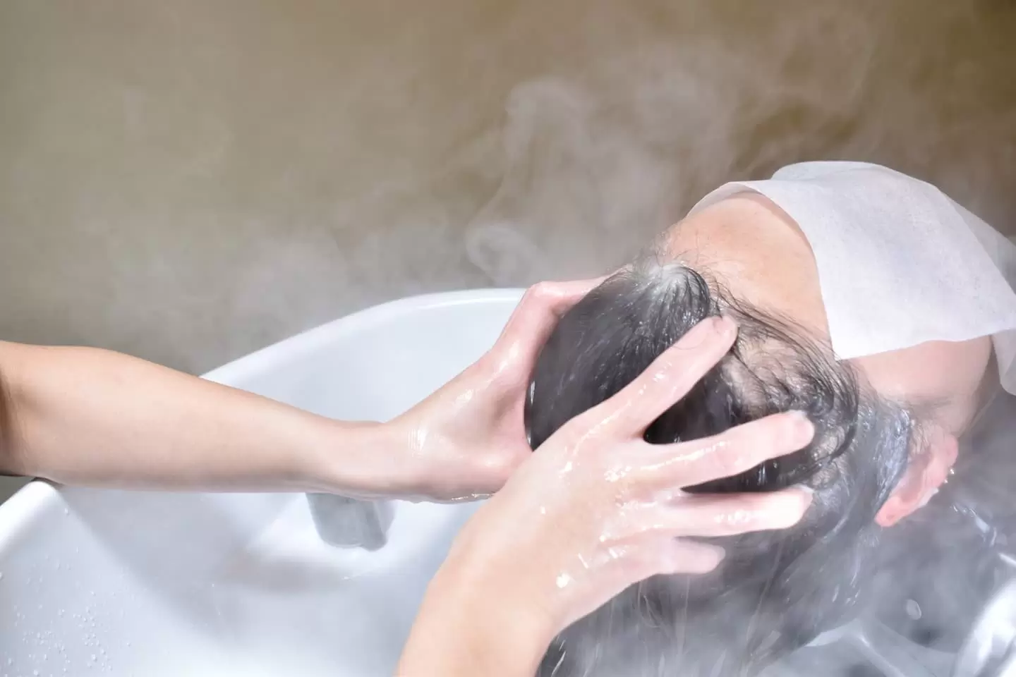 ヘッドスパ施術