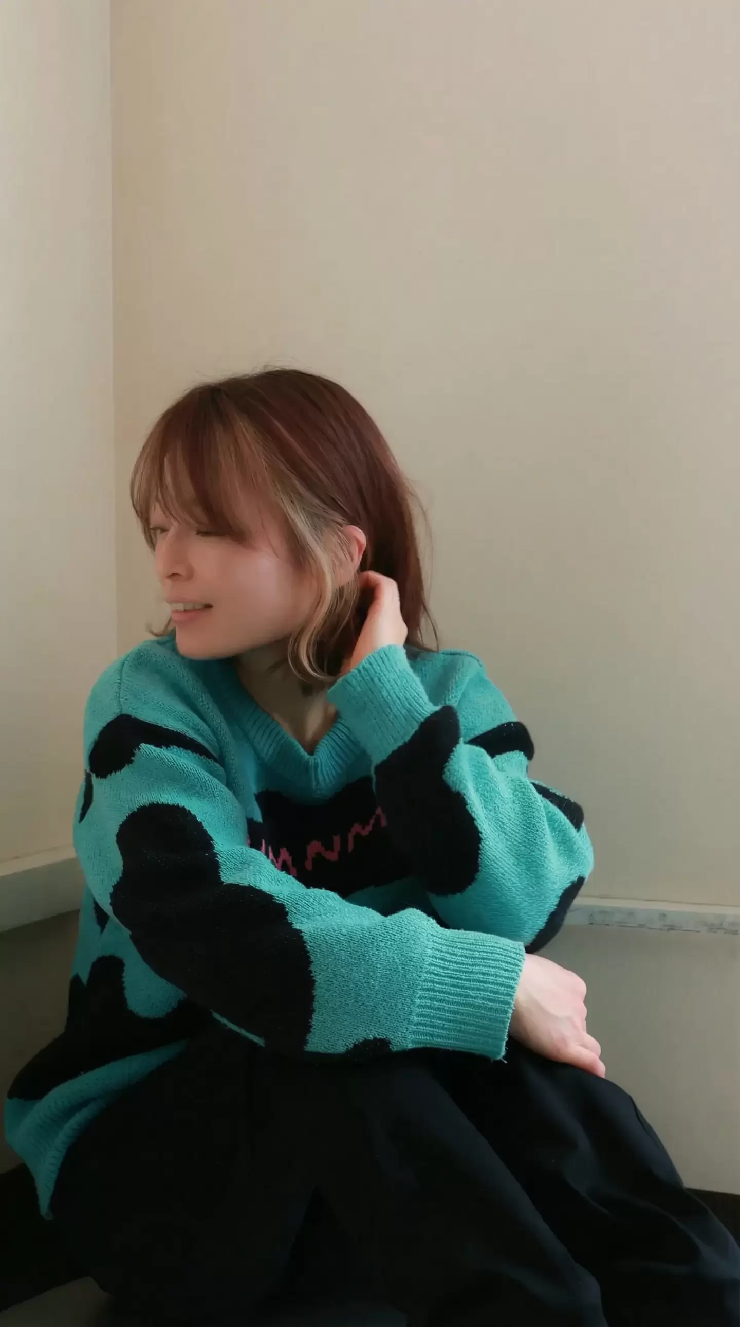 ワンポイントカラー施術例