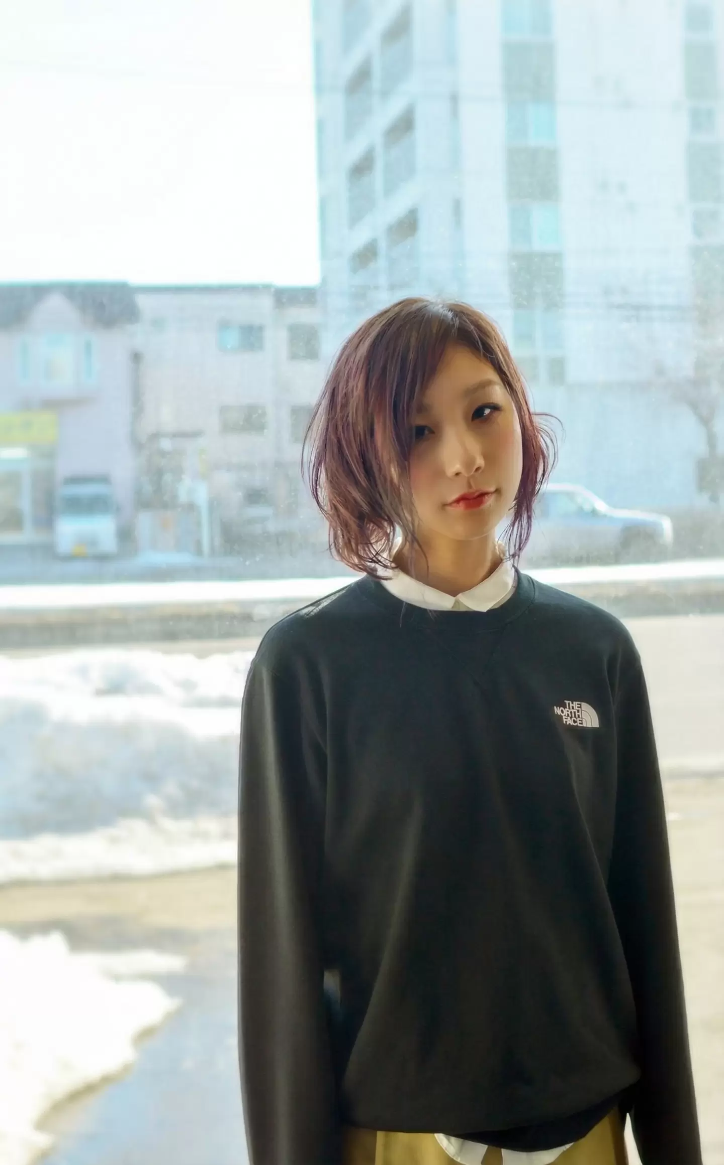 黒染めからのトーンアップ アフター