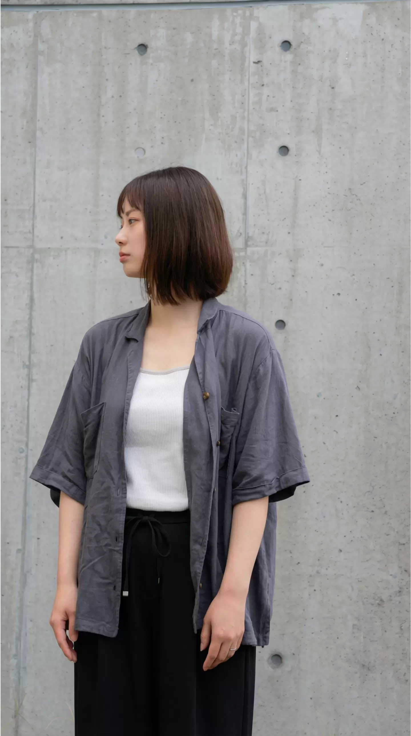 立体感を出したボブスタイルの施術例