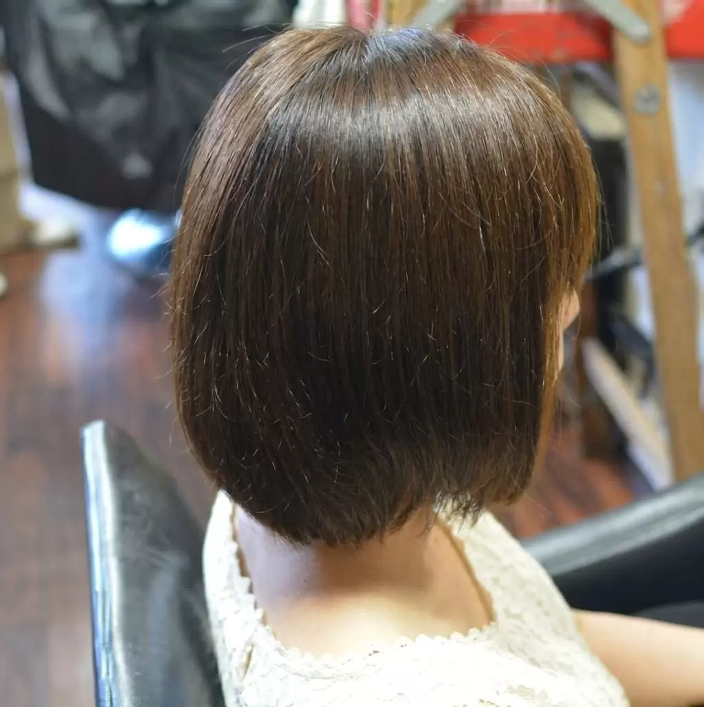エイジング毛の施術後の状態
