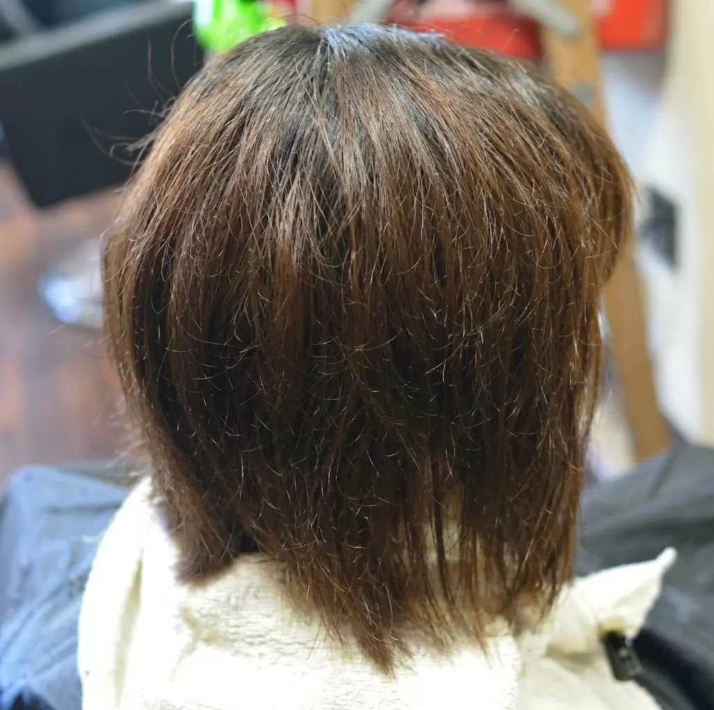 エイジング毛の施術前の状態