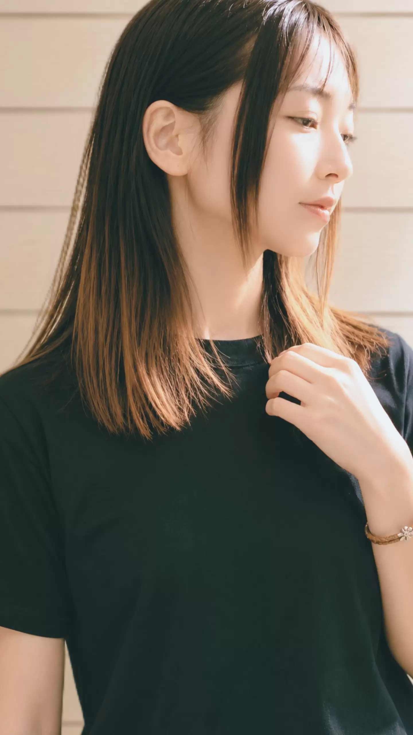 札幌市東区の美容室 HAIR MAKE HEART SHAPED BOX – 白髪ぼかし・リケラケア後のヘアスタイル（凛とした佇まい）